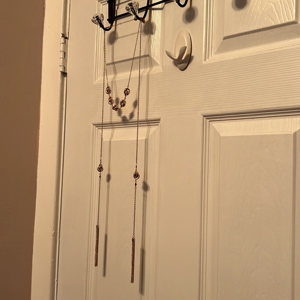 Multi Layer Women’s Long Gold Statement Necklace … - image 6